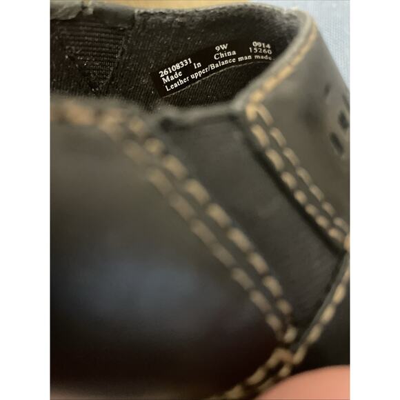 NEW Clarks Collection Evianna Black Leather Comfort Loafers Shoes Sz 9 NWOB - Picture 7 of 8